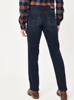 Paddock`s Herren 5-Pocket Jeans - PIPE Saddle Stitch Slim Fit in dark stone