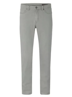 Paddock`s Herren 5-Pocket Jeans - PIPE Slim Fit in hellgrau