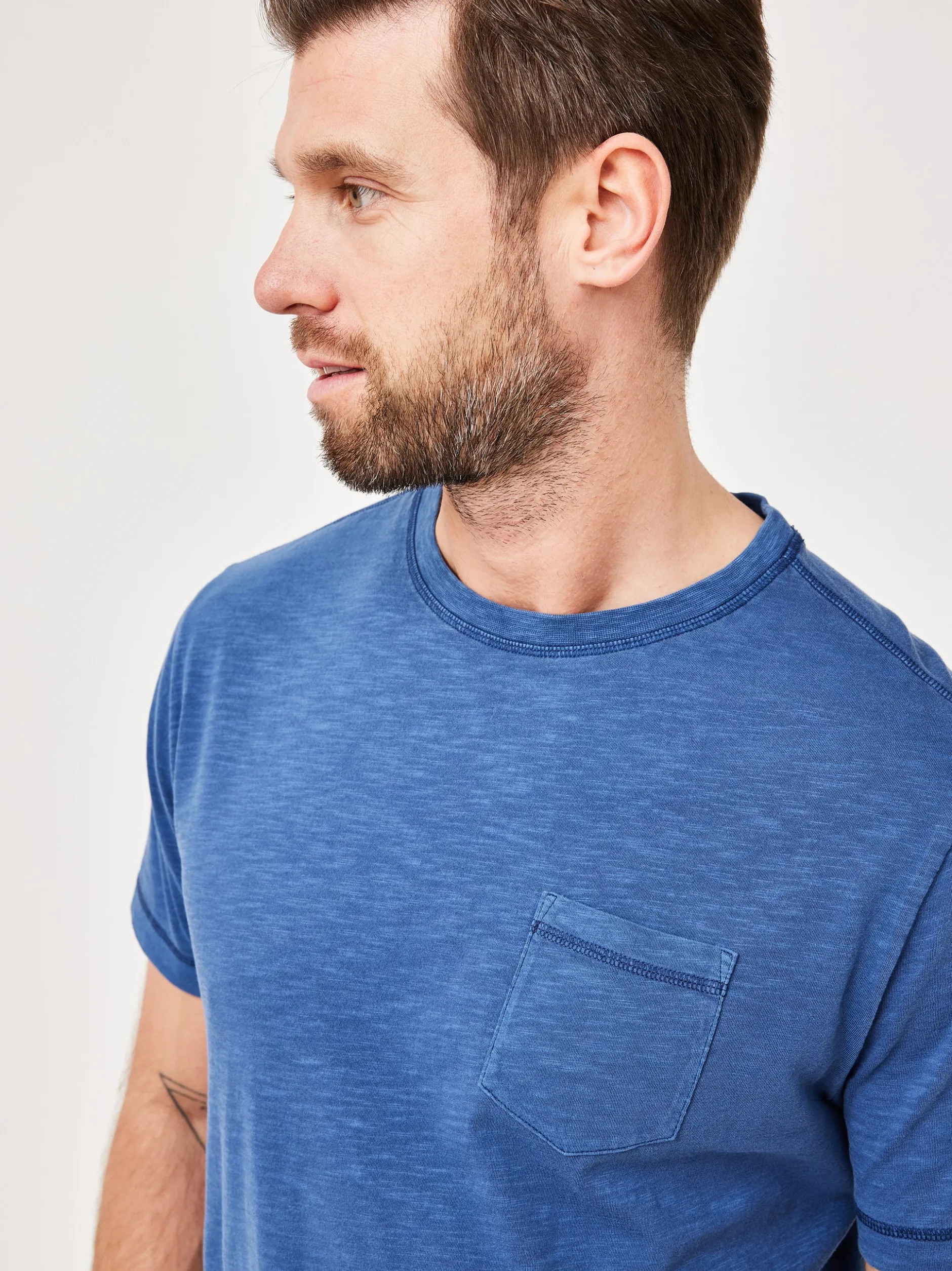 Paddock`s Herren Shirt - Regular Fit in blau