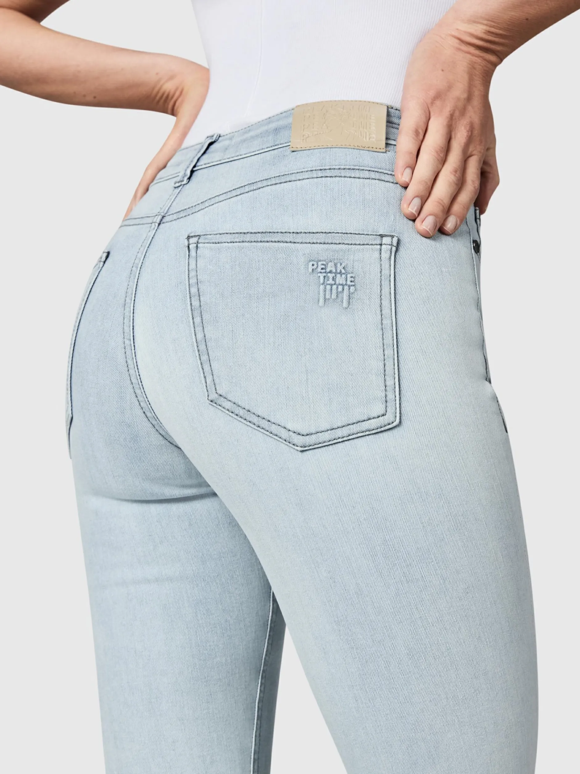 Peak Time Damen Bootcut-Jeans - Zenita in hellblau