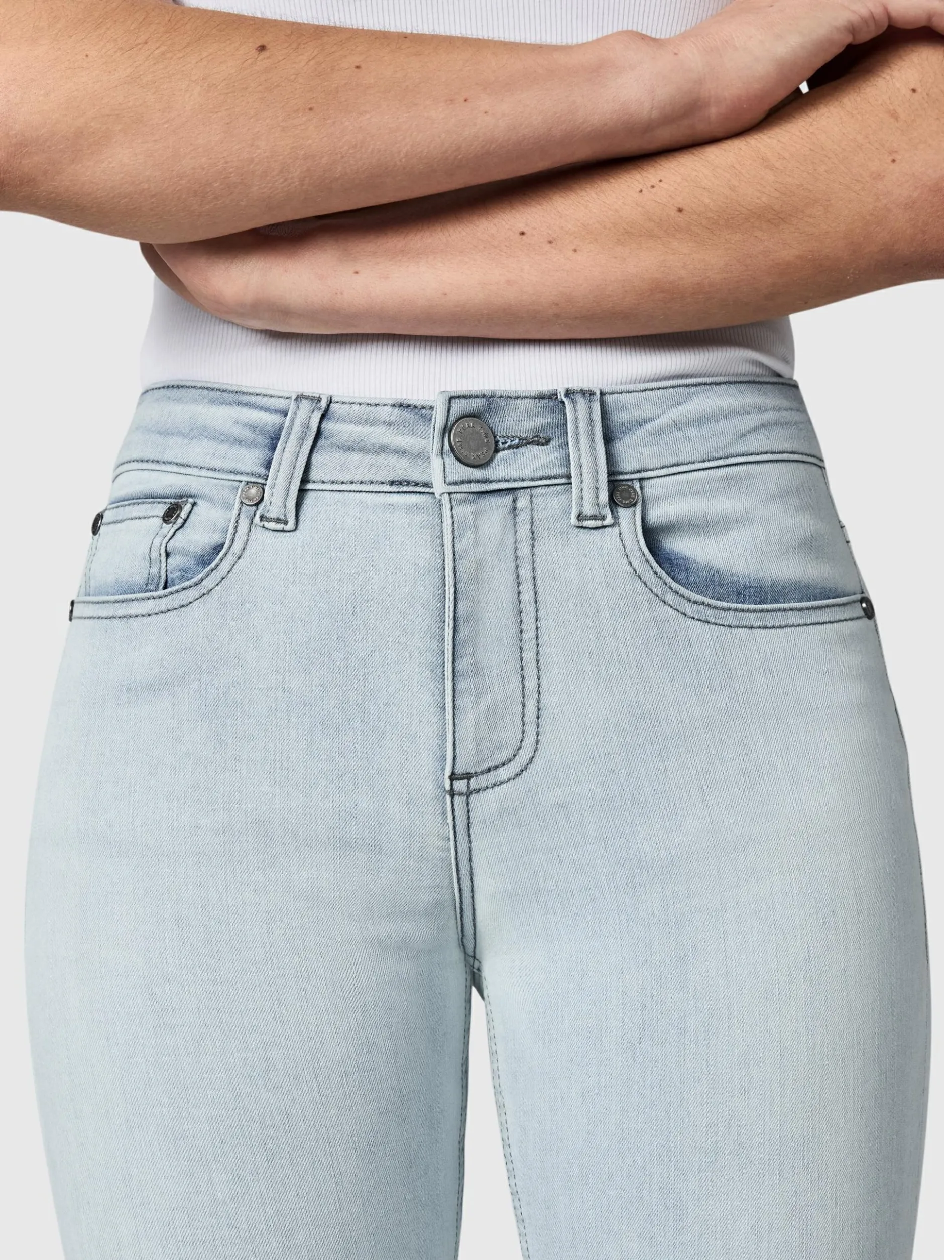 Peak Time Damen Bootcut-Jeans - Zenita in hellblau