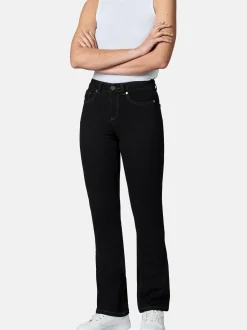 Peak Time Damen Bootcut-Jeans - Zenita in schwarz