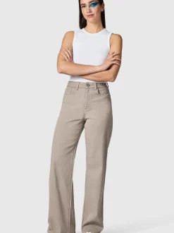 Peak Time Damen Chinohose - Cyrele in taupe