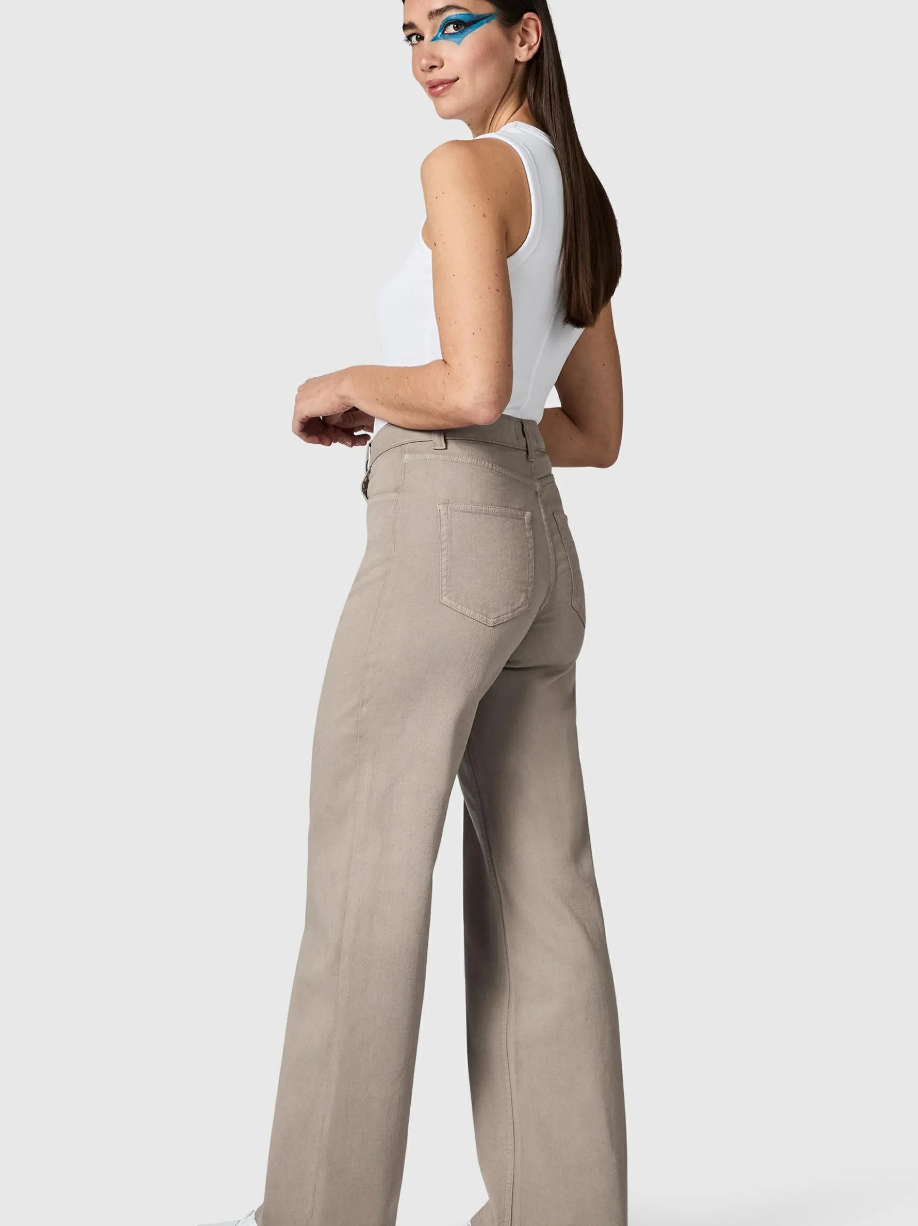 Peak Time Damen Chinohose - Cyrele in taupe