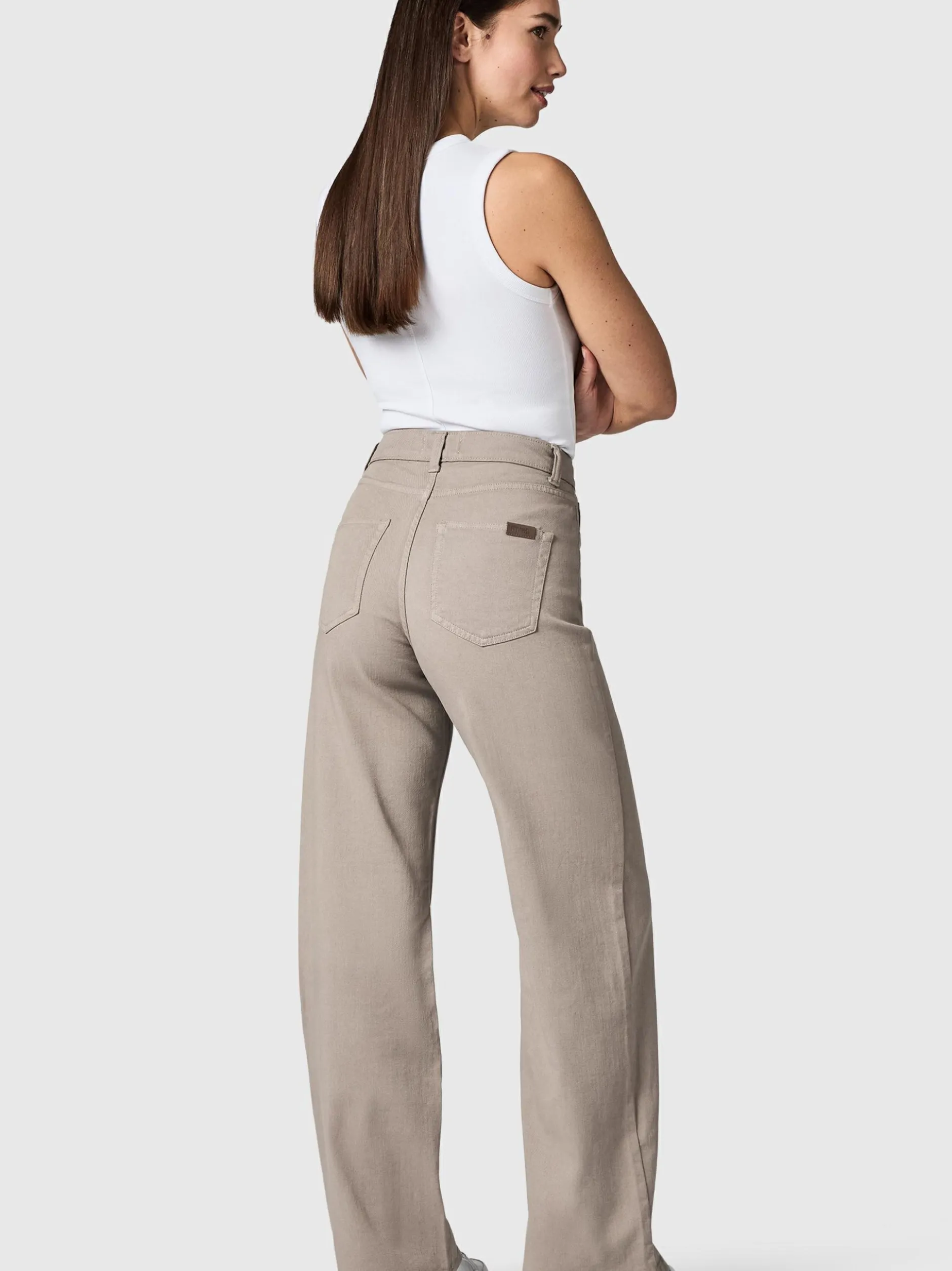 Peak Time Damen Chinohose - Cyrele in taupe
