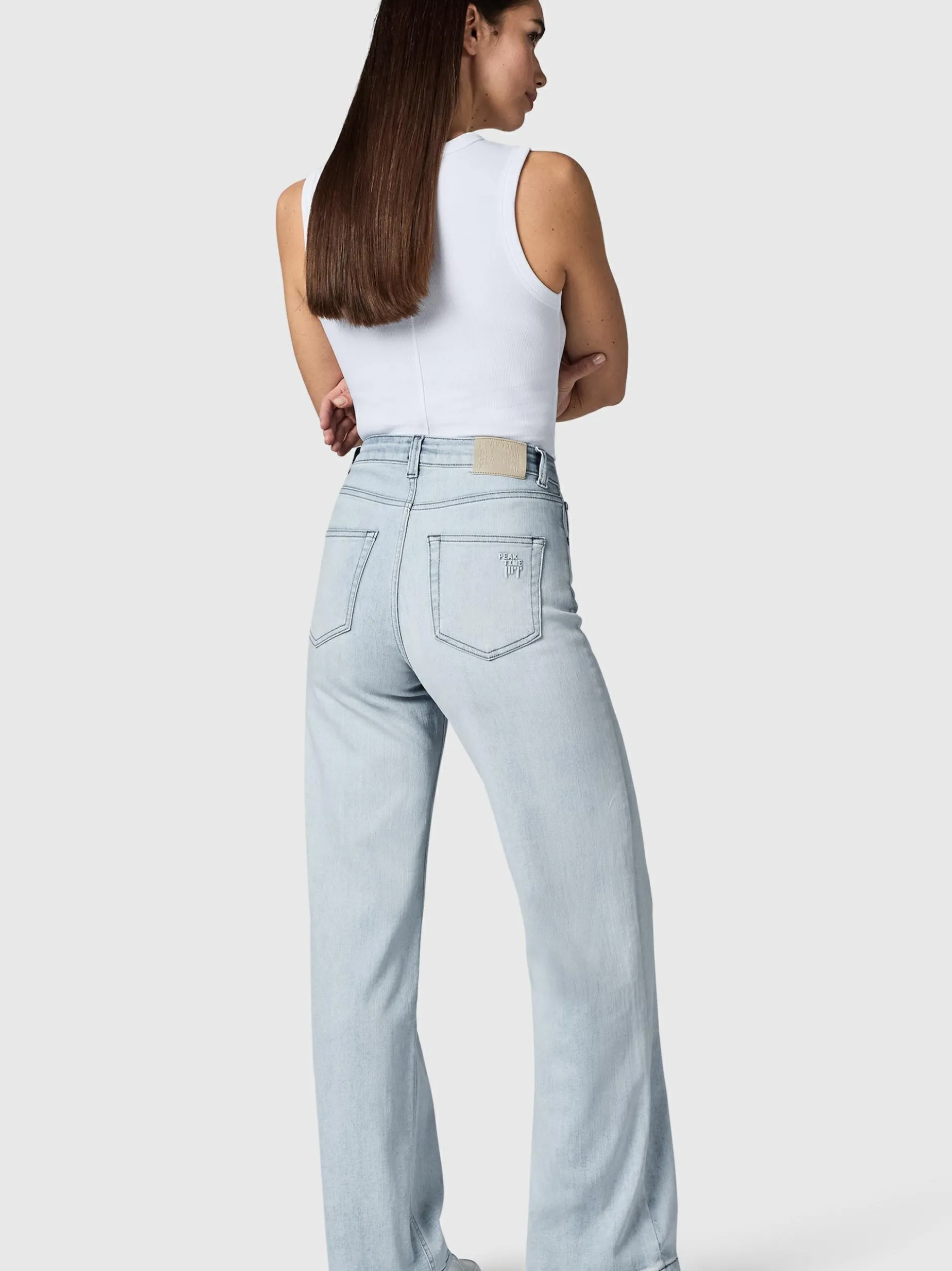 Peak Time Damen Jeans - Eklipsa in hellblau