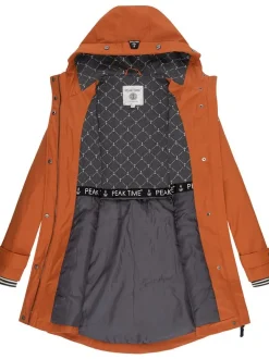 Peak Time Damen Regenjacke - L60042 in braun