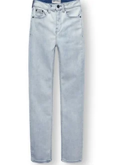 Peak Time Damen Skinny-fit-Jeans - Lunara in hellblau