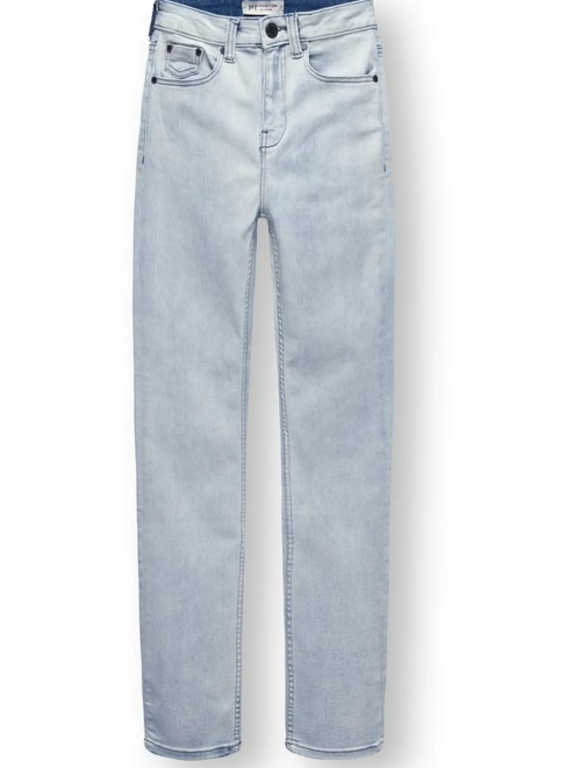 Peak Time Damen Skinny-fit-Jeans - Lunara in hellblau