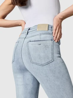 Peak Time Damen Skinny-fit-Jeans - Lunara in hellblau