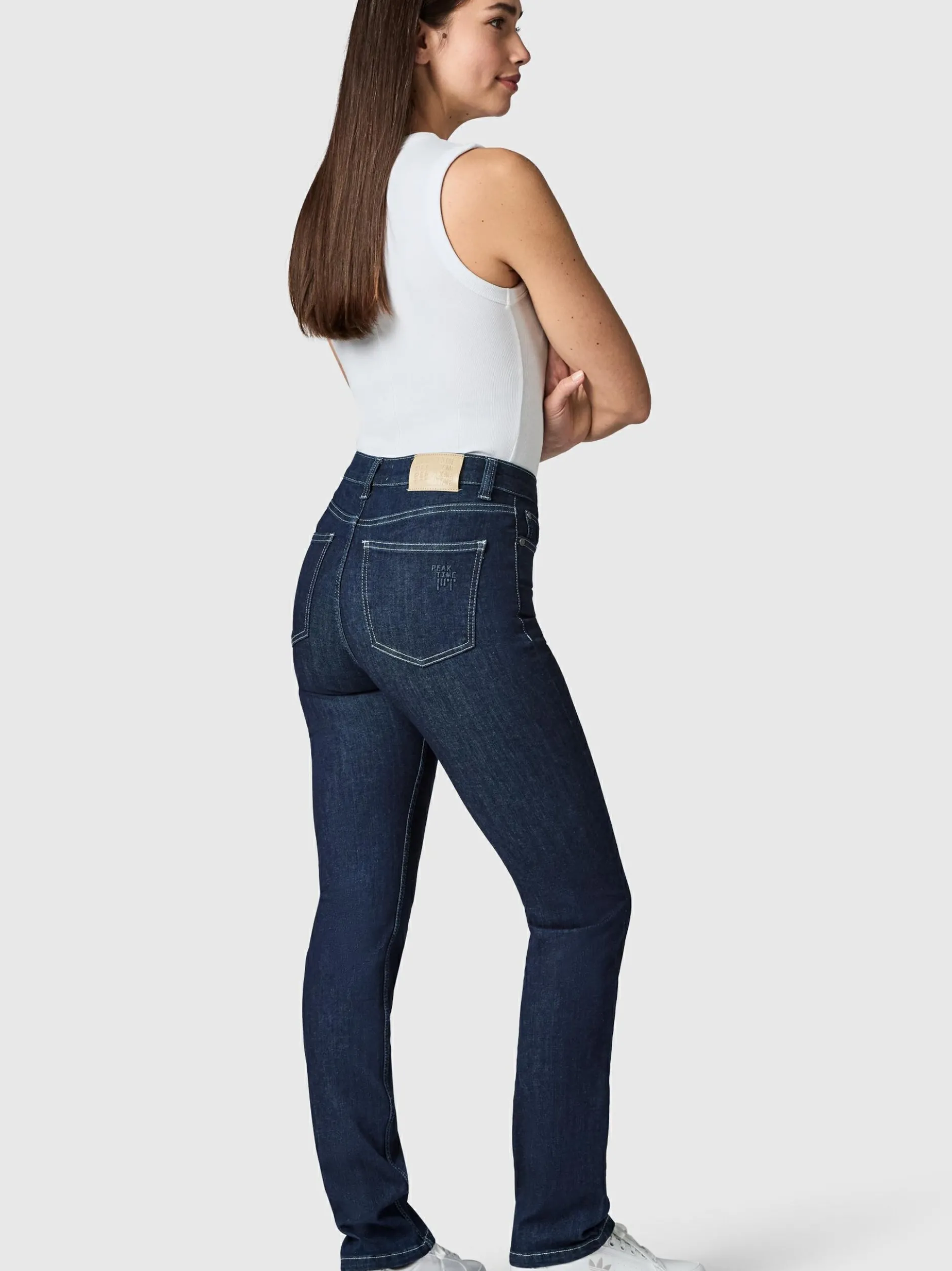 Peak Time Damen Straight-Jeans - Galaxa in blau