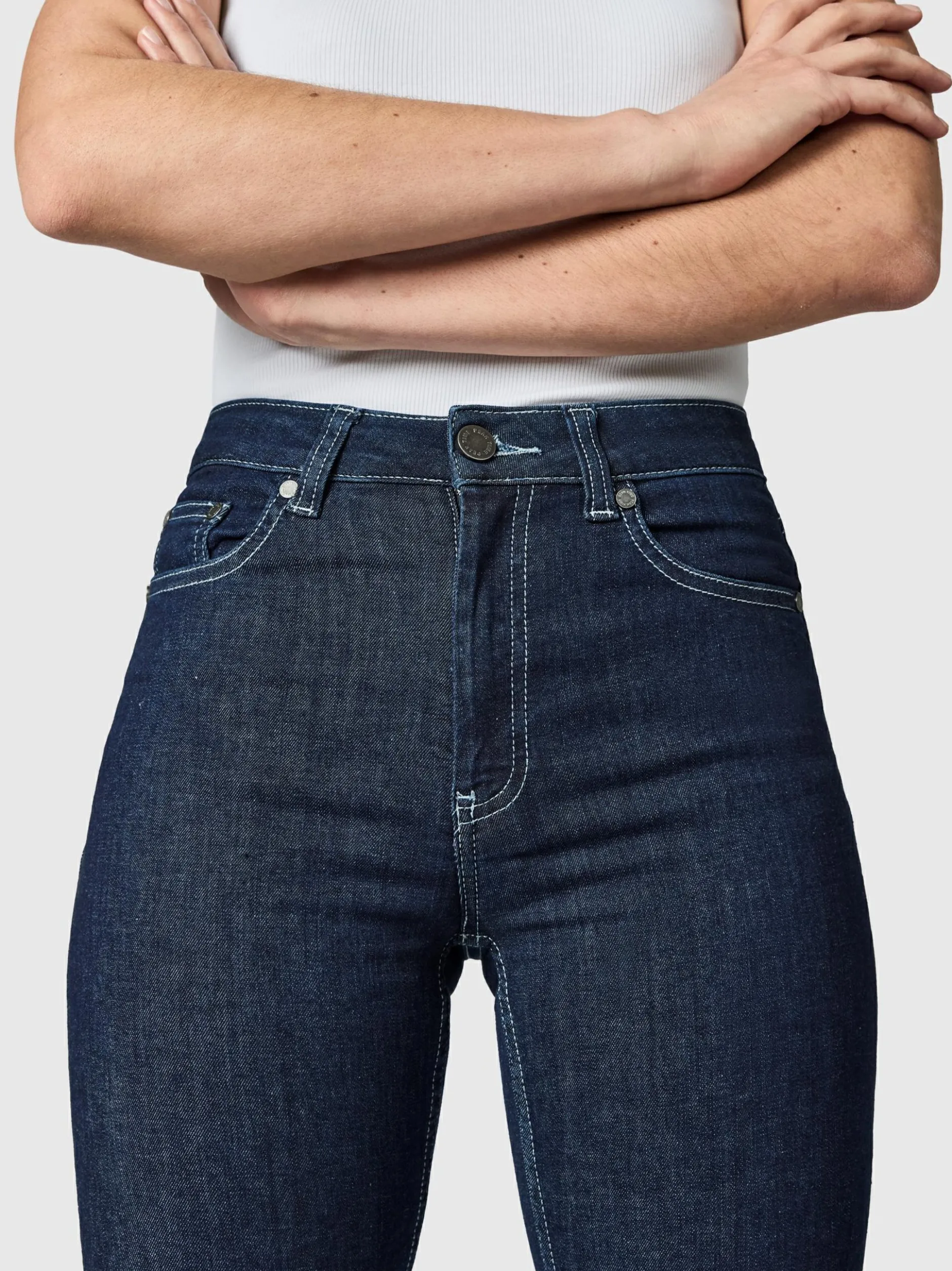 Peak Time Damen Straight-Jeans - Galaxa in blau