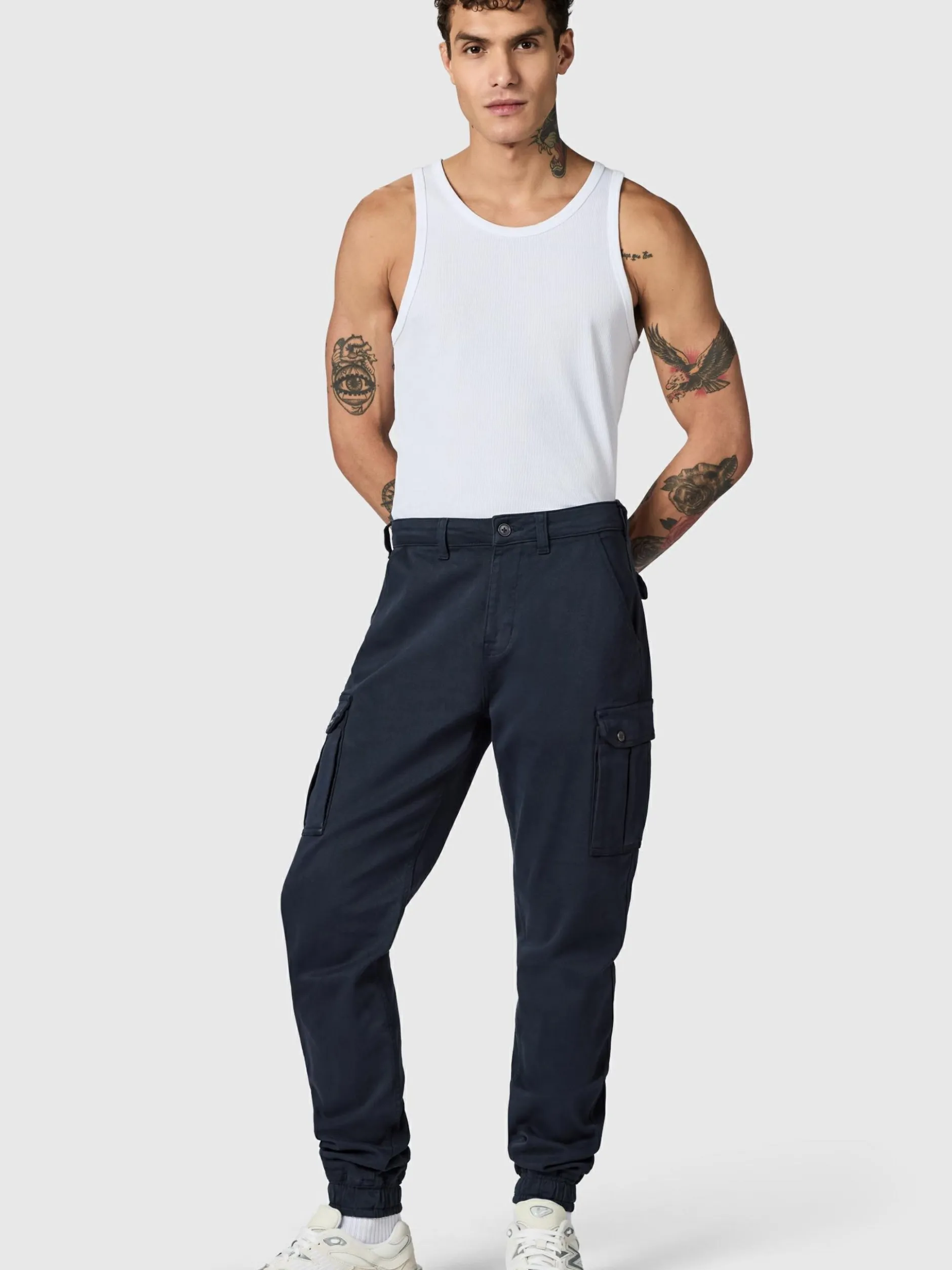 Peak Time Herren Cargohose - Siwas in marine