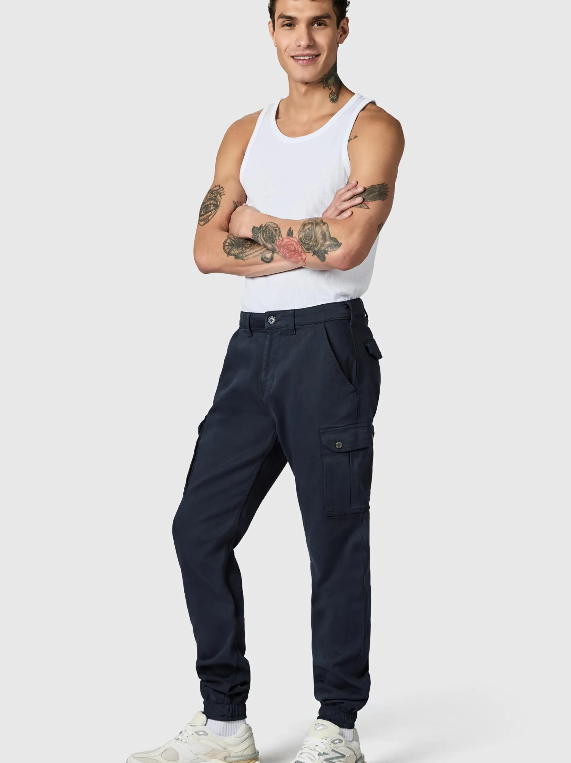 Peak Time Herren Cargohose - Siwas in marine
