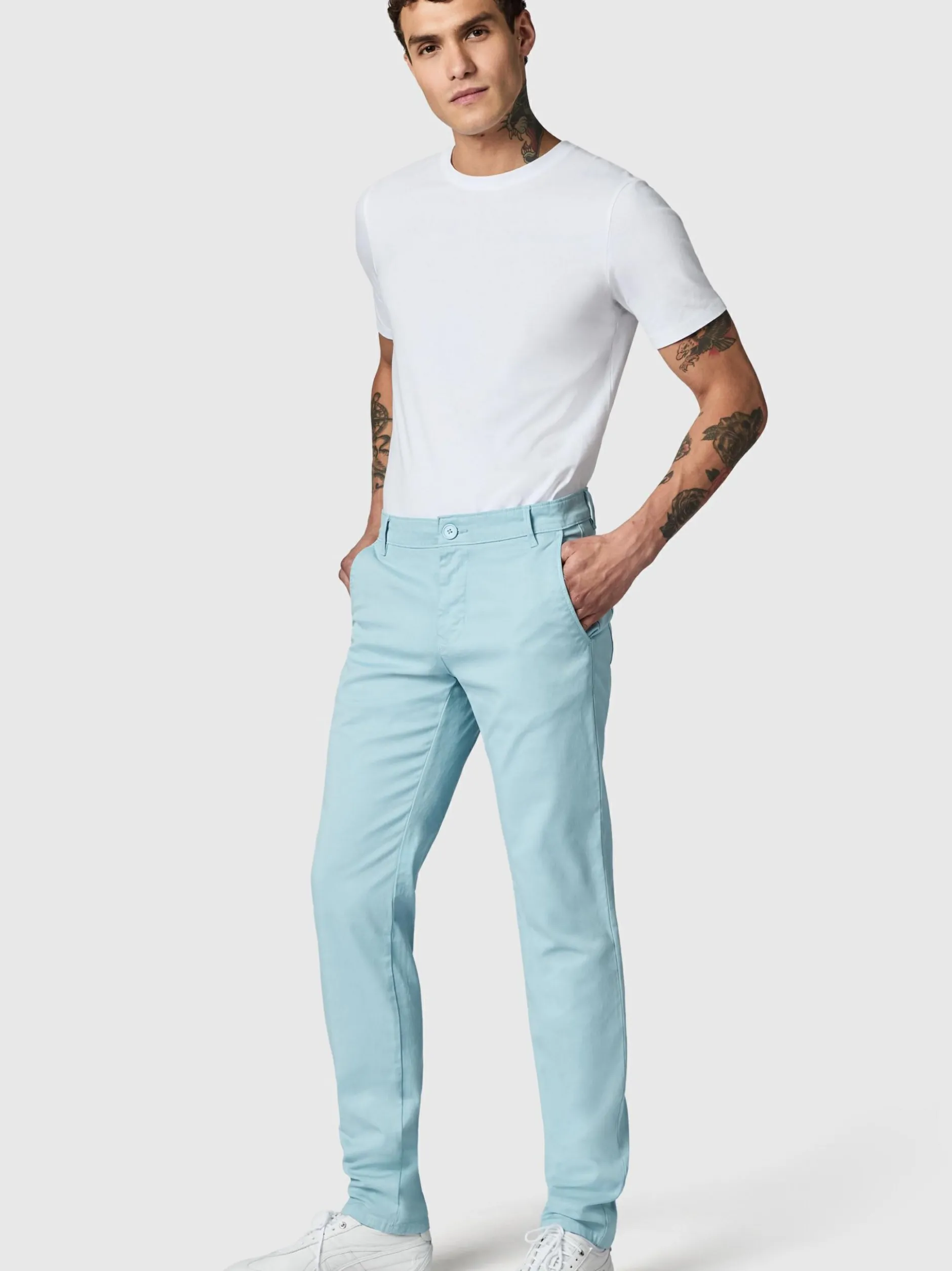 Peak Time Herren Chinohose - Astron in hellblau