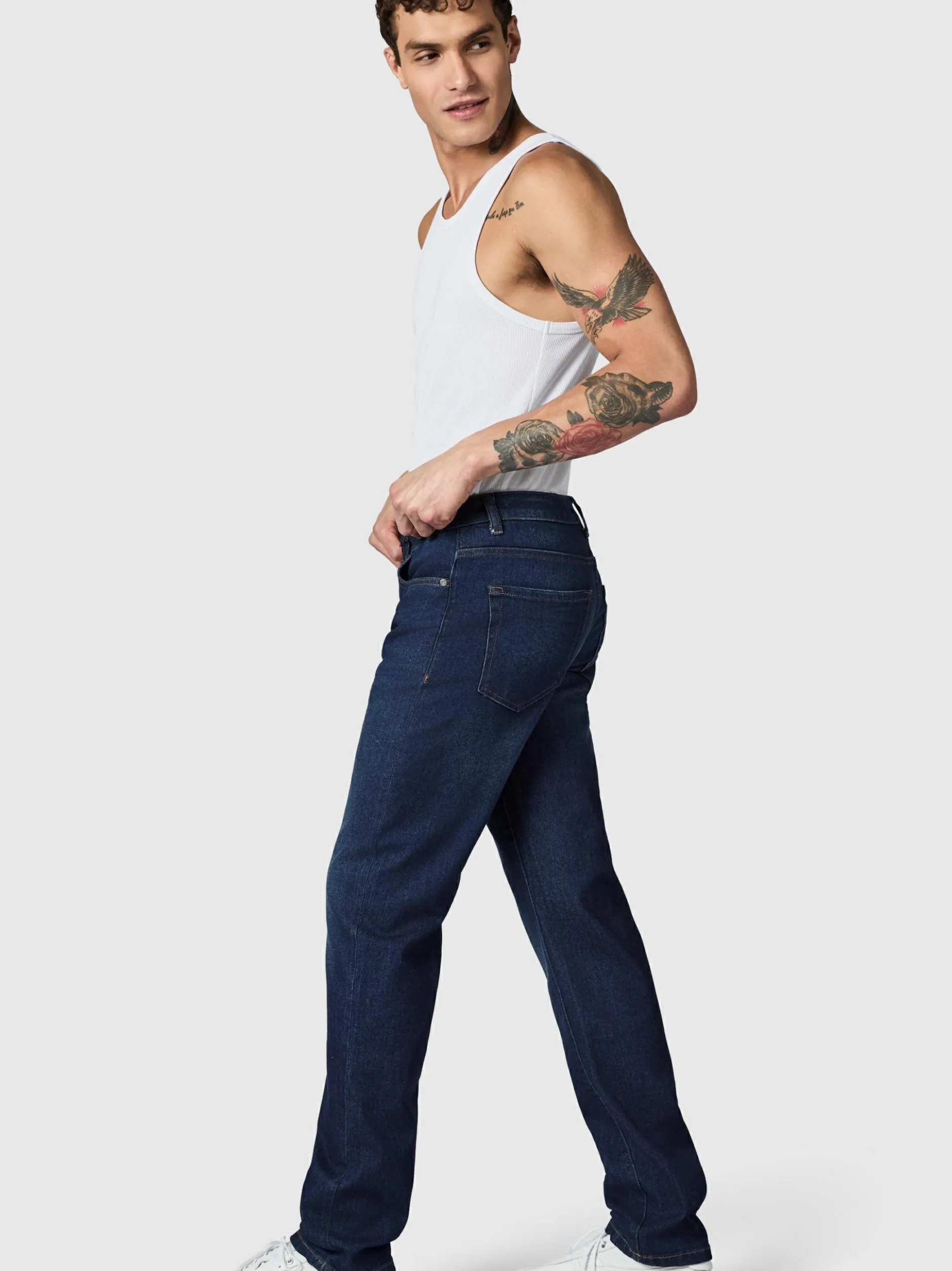 Peak Time Herren Jeans - Cosmis Tapered Fit in blau