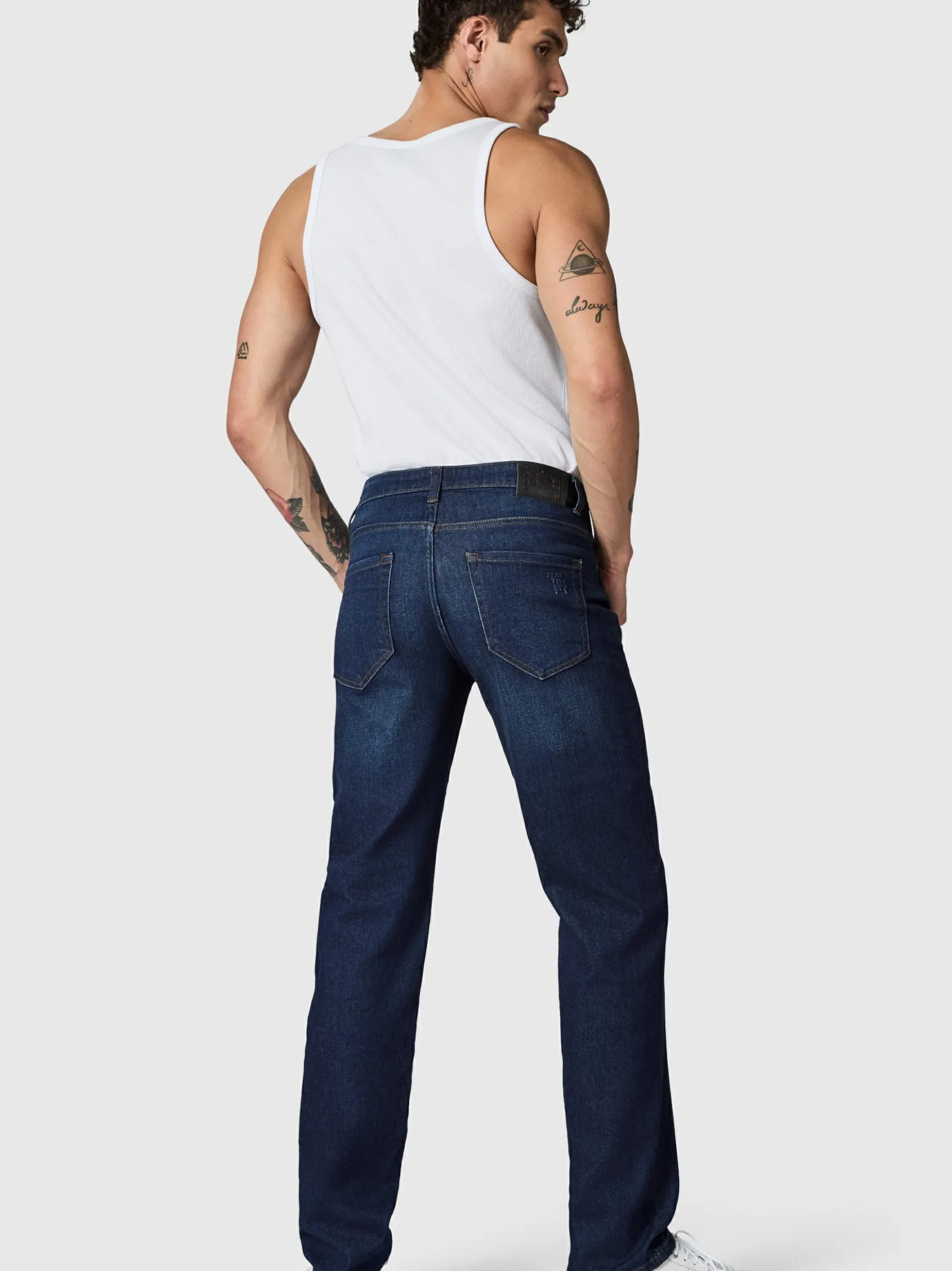 Peak Time Herren Jeans - Cosmis Tapered Fit in blau
