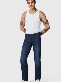 Peak Time Herren Jeans - Cosmis Tapered Fit in blau