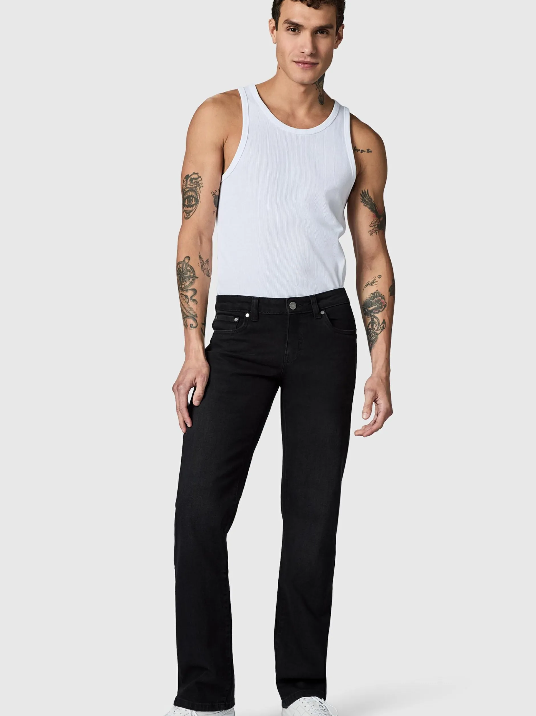 Peak Time Herren Straight-Jeans - Orbis in schwarz