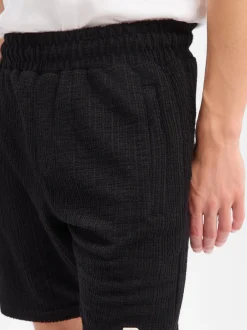 PEGADOR Herren Shorts in schwarz - Länge: kurz