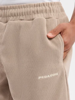 PEGADOR Herren Sweatshorts - Lagos in kitt