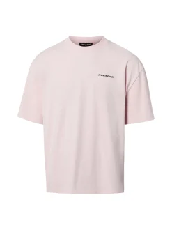 PEGADOR Herren T-Shirt in rosa schwarz - Ärmel: kurzarm