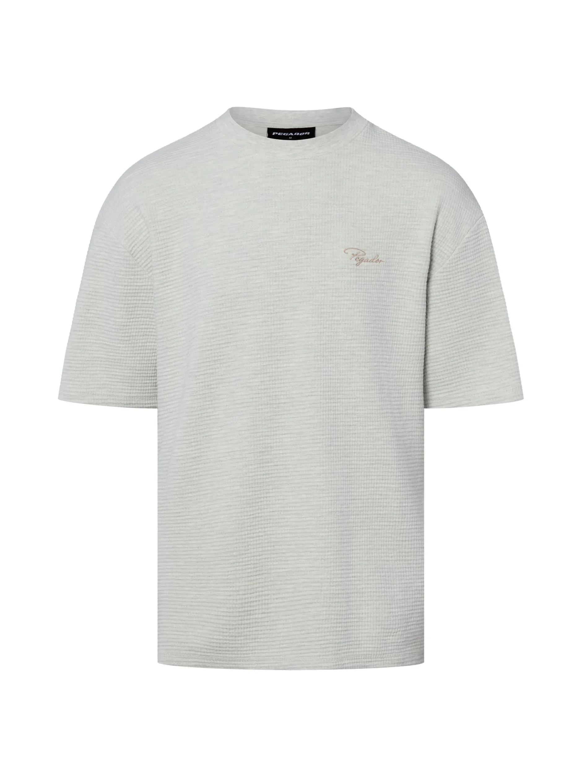 PEGADOR Herren T-Shirt - Signar in hellgrau