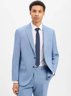 Pierre Cardin Herren Baukasten-Sakko mit Schurwoll-Anteil - Grant in blau