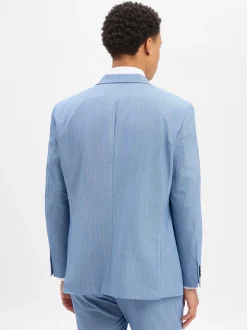 Pierre Cardin Herren Baukasten-Sakko mit Schurwoll-Anteil - Grant in blau