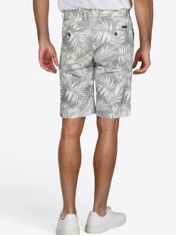 Pierre Cardin Herren Bermuda Strasbourg in grau weiß