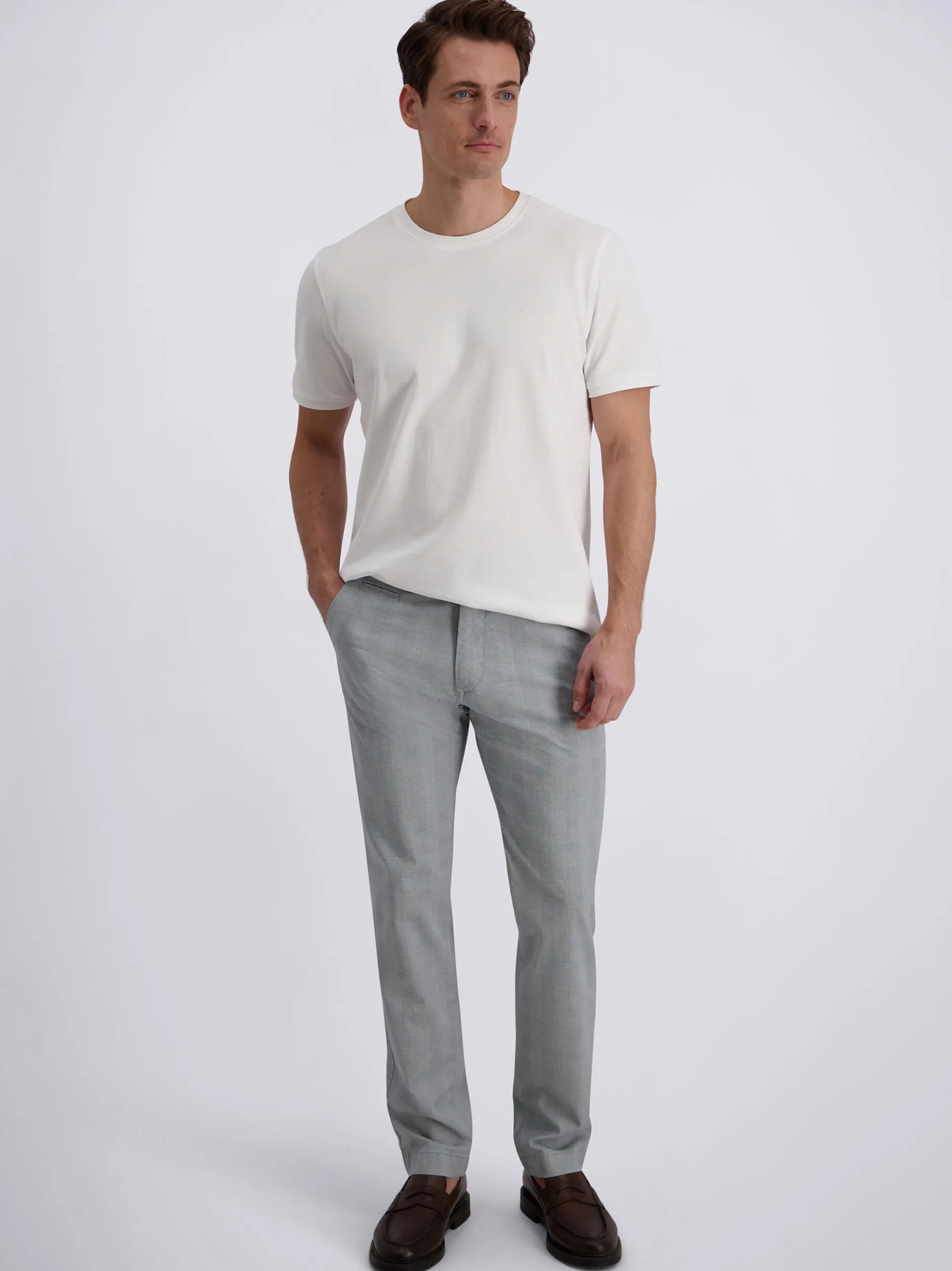 Pierre Cardin Herren Chino Castres in blau - Länge: lang