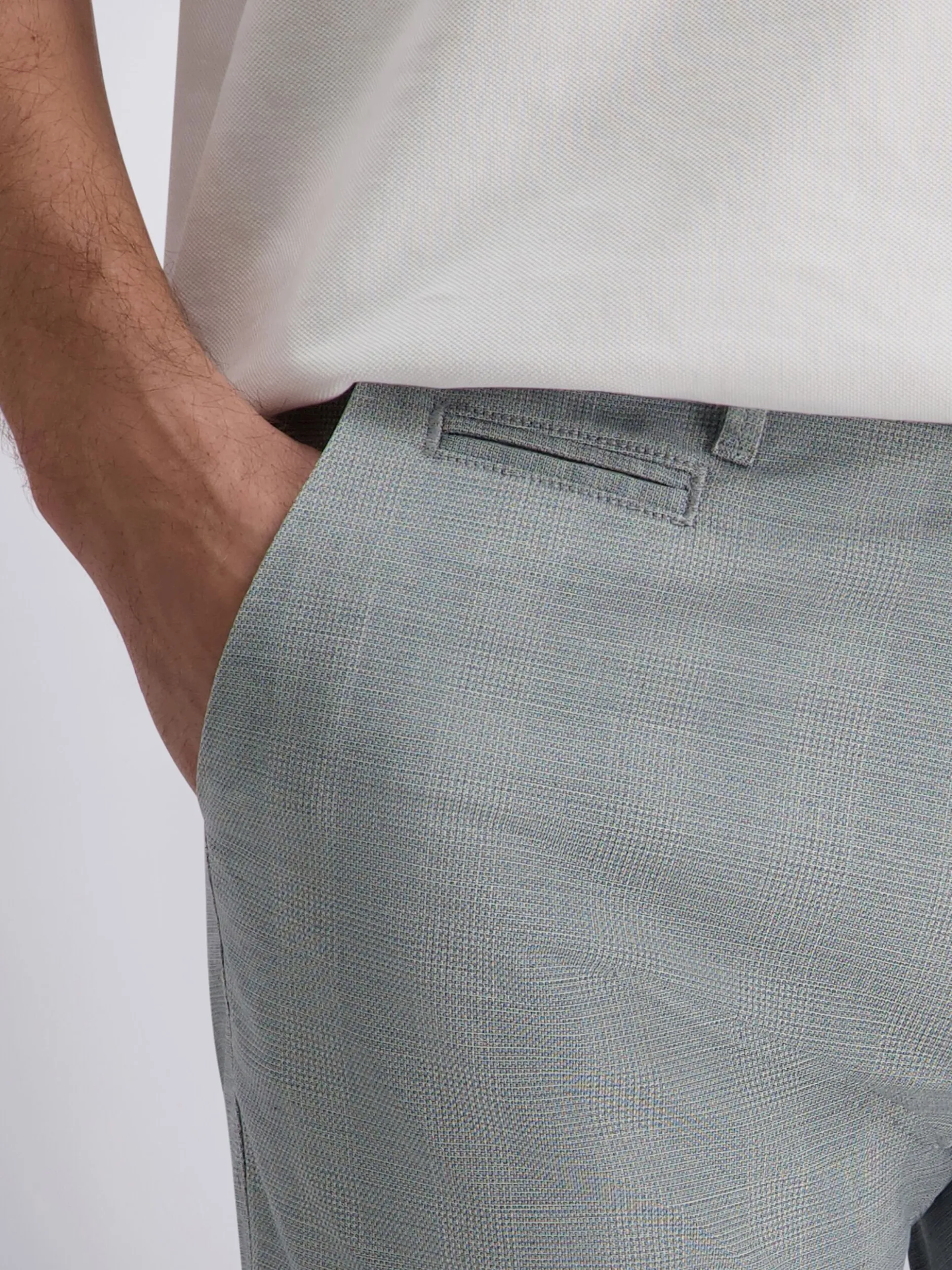 Pierre Cardin Herren Chino Castres in blau - Länge: lang
