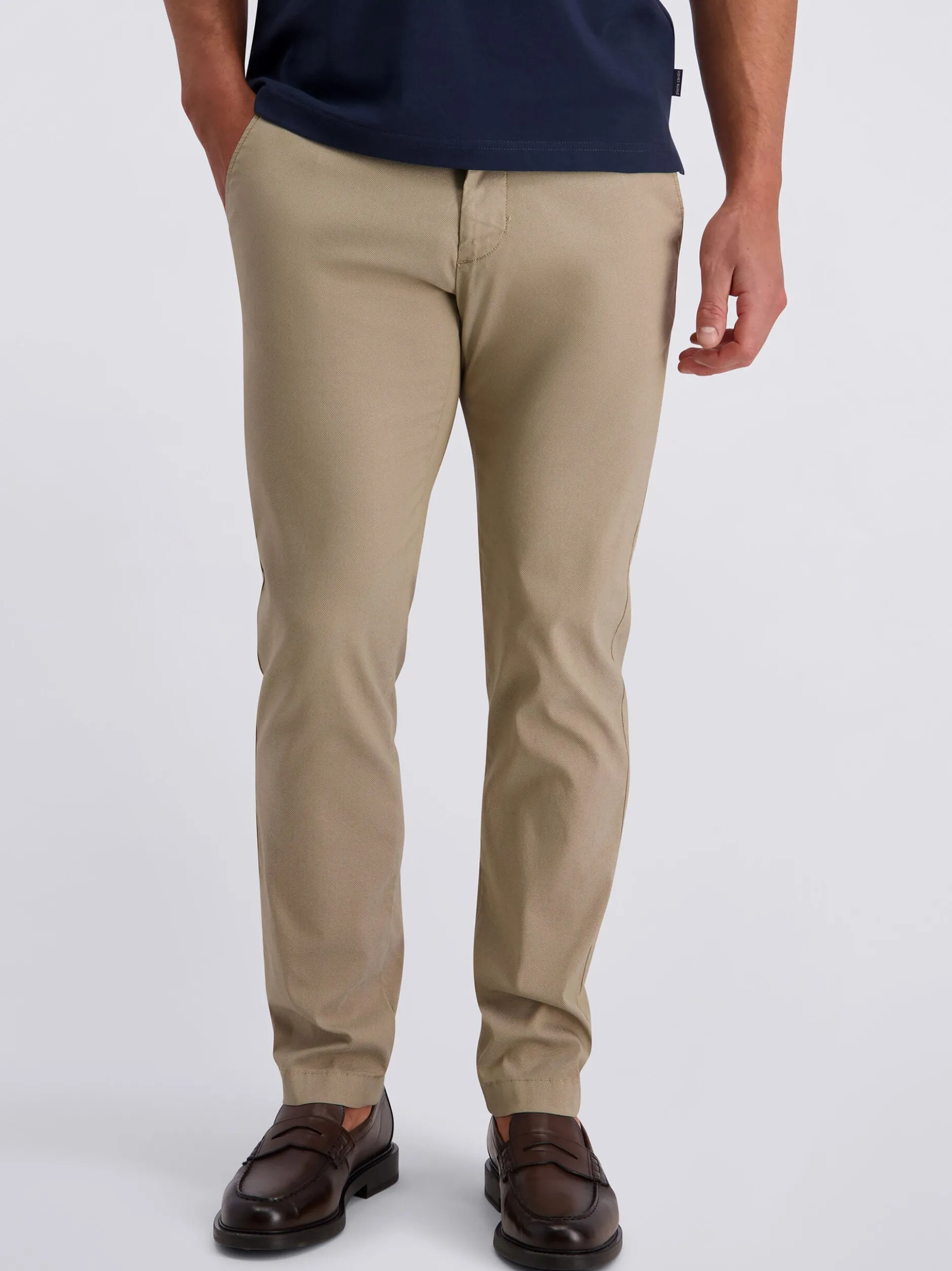 Pierre Cardin Herren Chino Calais in beige - Länge: lang