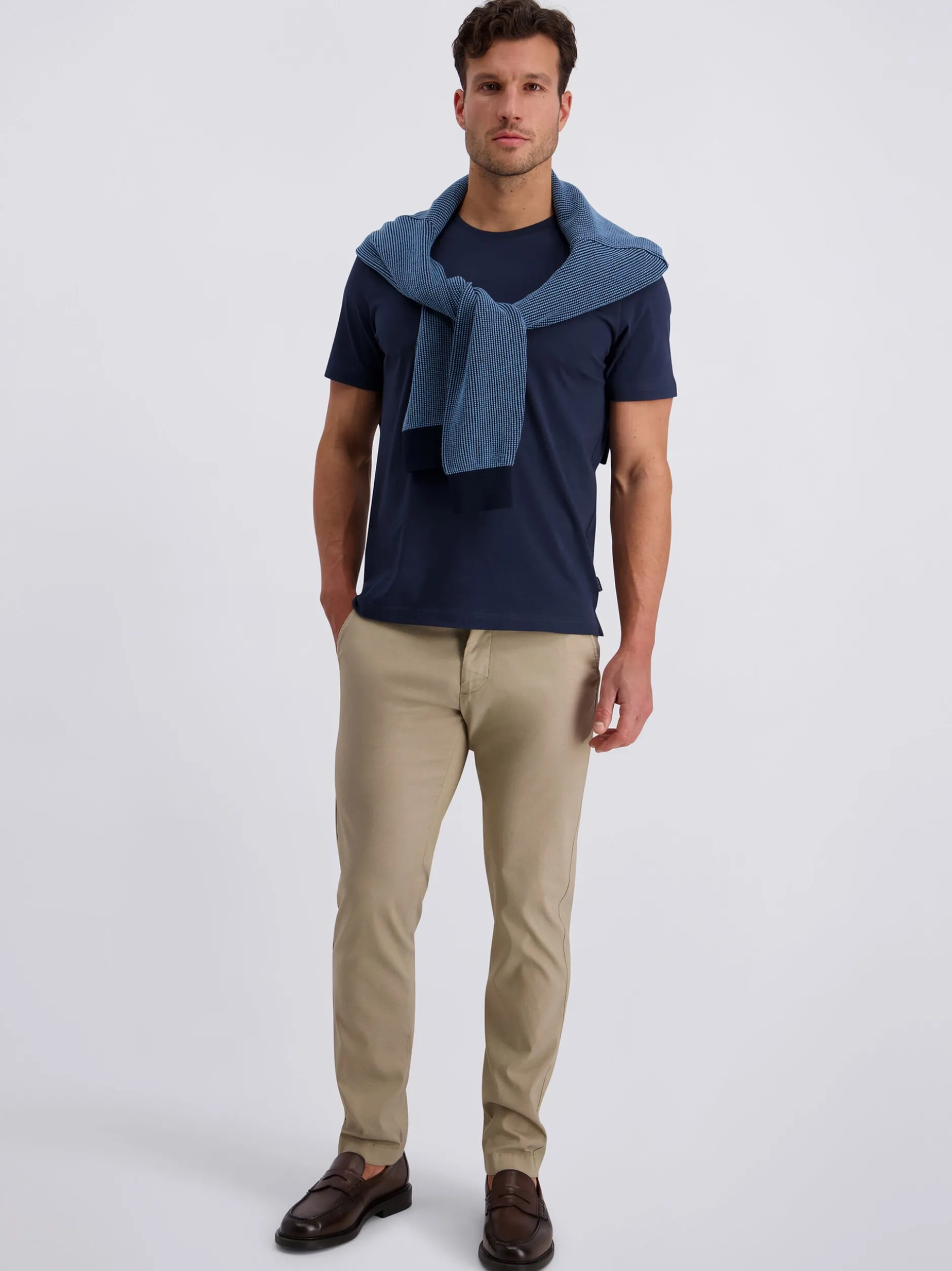 Pierre Cardin Herren Chino Calais in beige - Länge: lang