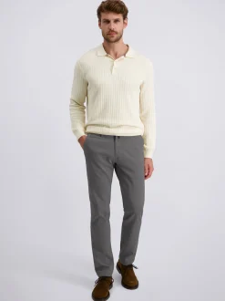 Pierre Cardin Herren Chinohose Castres in grau