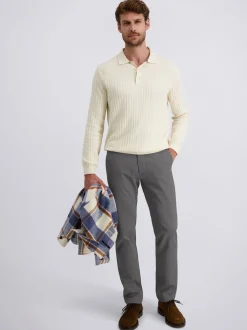 Pierre Cardin Herren Chinohose Castres in grau
