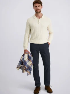 Pierre Cardin Herren Chinohose Castres in blau