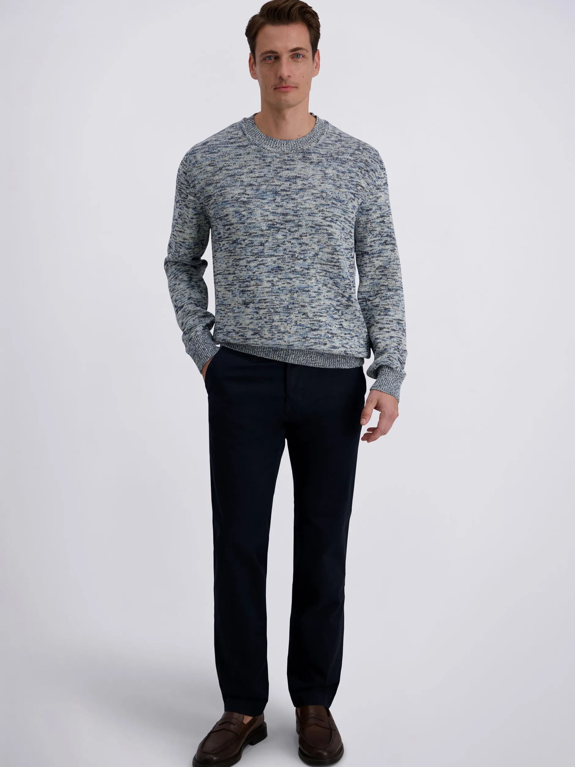 Pierre Cardin Herren Chinos Castres in blau