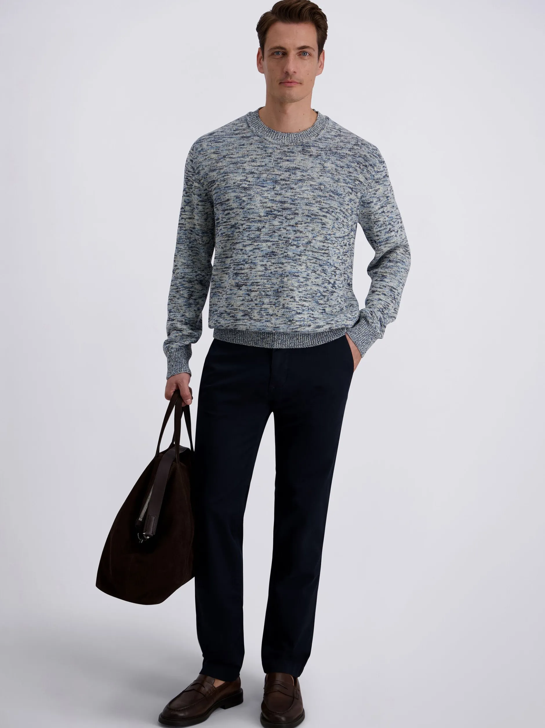 Pierre Cardin Herren Chinos Castres in blau