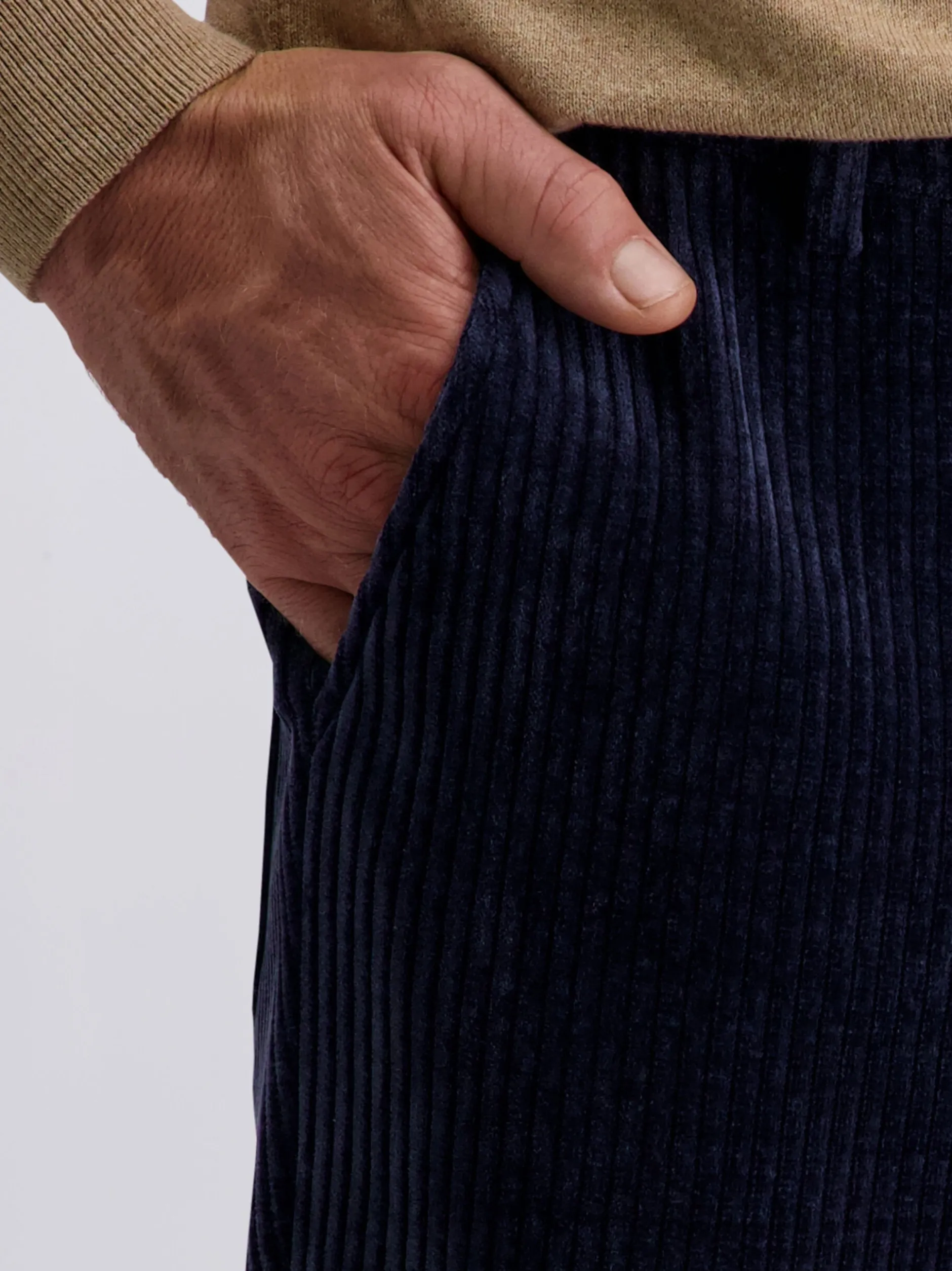 Pierre Cardin Herren Cordhose Rick in blau
