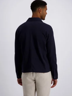 Pierre Cardin Herren Hemdjacke in marine