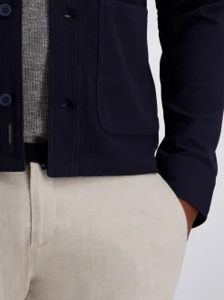 Pierre Cardin Herren Hemdjacke in marine