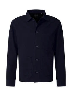 Pierre Cardin Herren Hemdjacke in marine