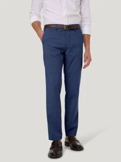 Pierre Cardin Herren Hose Calais in blau - Länge: lang