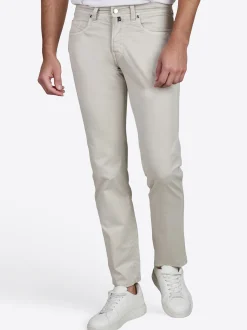 Pierre Cardin Herren Hose Lyon in beige - Länge: lang