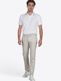 Pierre Cardin Herren Hose Lyon in beige - Länge: lang