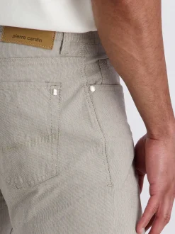 Pierre Cardin Herren Hose Lyon in beige - Länge: lang