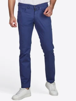 Pierre Cardin Herren Hose Lyon in blau - Länge: lang