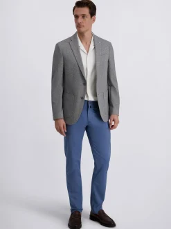 Pierre Cardin Herren Hose Lyon in blau - Länge: lang