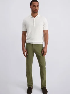 Pierre Cardin Herren Hose Lyon in khaki - Länge: lang
